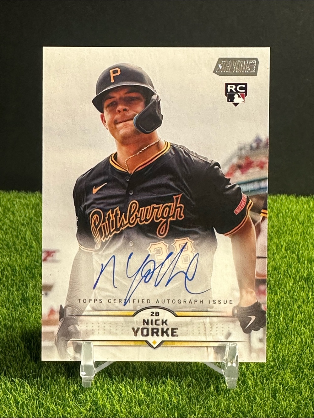 2025 Stadium Club Nick Yorke (RC) On Card Auto Pirates.